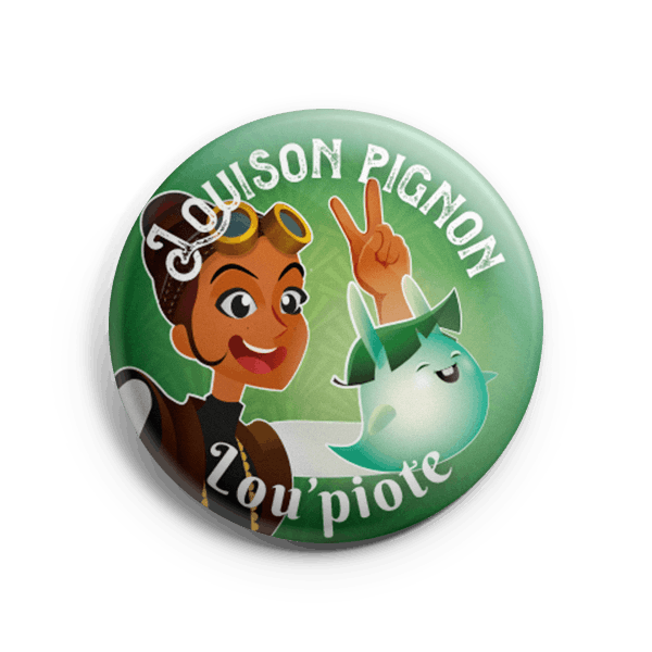 Badge physique Loupiote