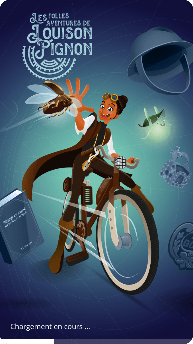 Ecran de chargement de l'application mobile