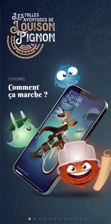 Visuel de l'application