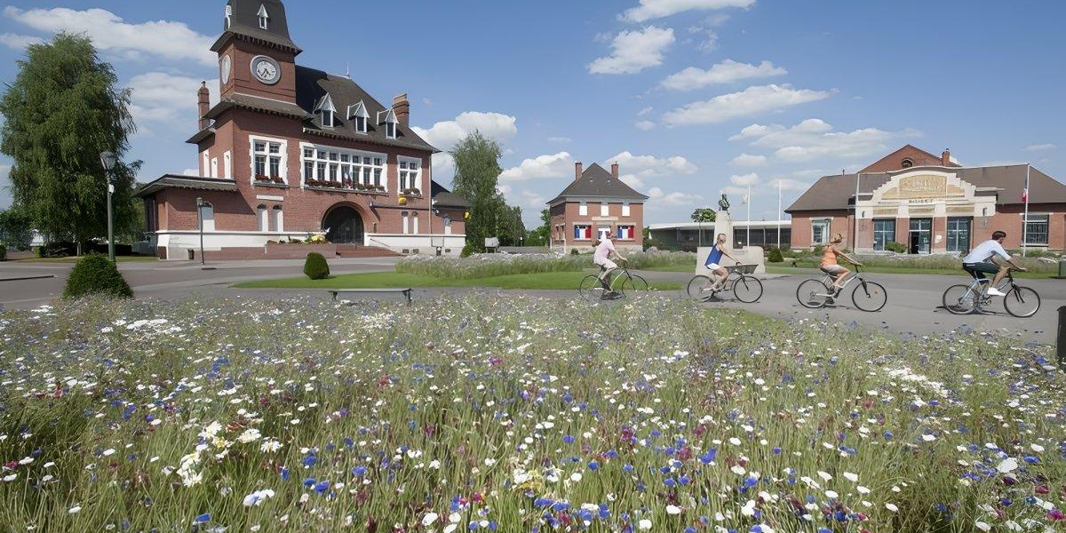 Place Carnegie, Tergnier ©Benjamin Teissèdre