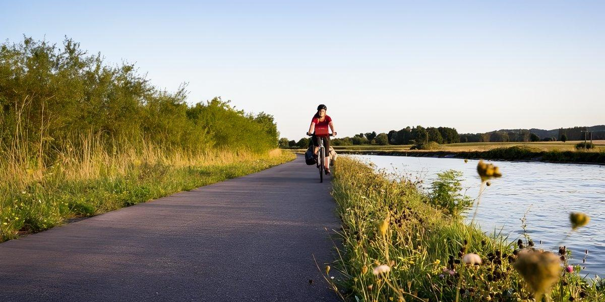 Canal latéral à l'Oise ©Un monde à vélo