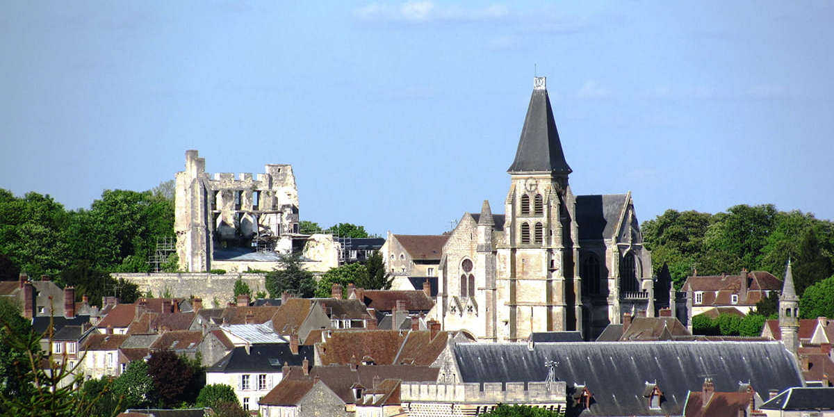Vue sur le centre historique de Clermont