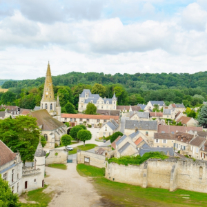 Vue sur Septmonts depuis le donjon_Aisne Tourisme-Vincent Colin