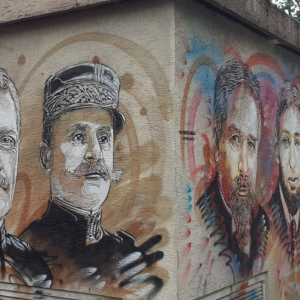 Généraux Pershing et Foch par le street-artiste C215