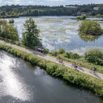 Chemin de halage à Corbie